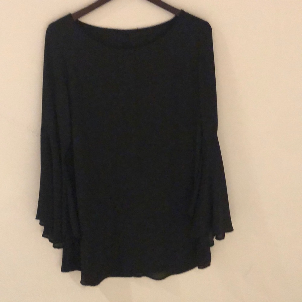 A Womans black dress